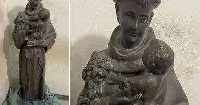 Homem é preso por furtar estátua de santo feita de bronze