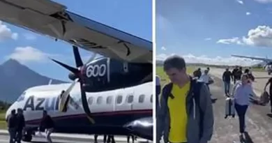 Avião faz pouso de emergência em aeroporto de Minas Geais após alarme de incêndio