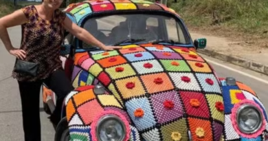 Crochê sobre rodas: o fusca que mudou a vida de uma artesã