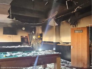 Incêndio causa explosão em distribuidora de bebidas na Zona Sul de Juiz de Fora